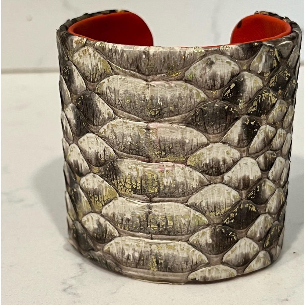 Camille Zarsky Snake skin Bangle/ bracelet